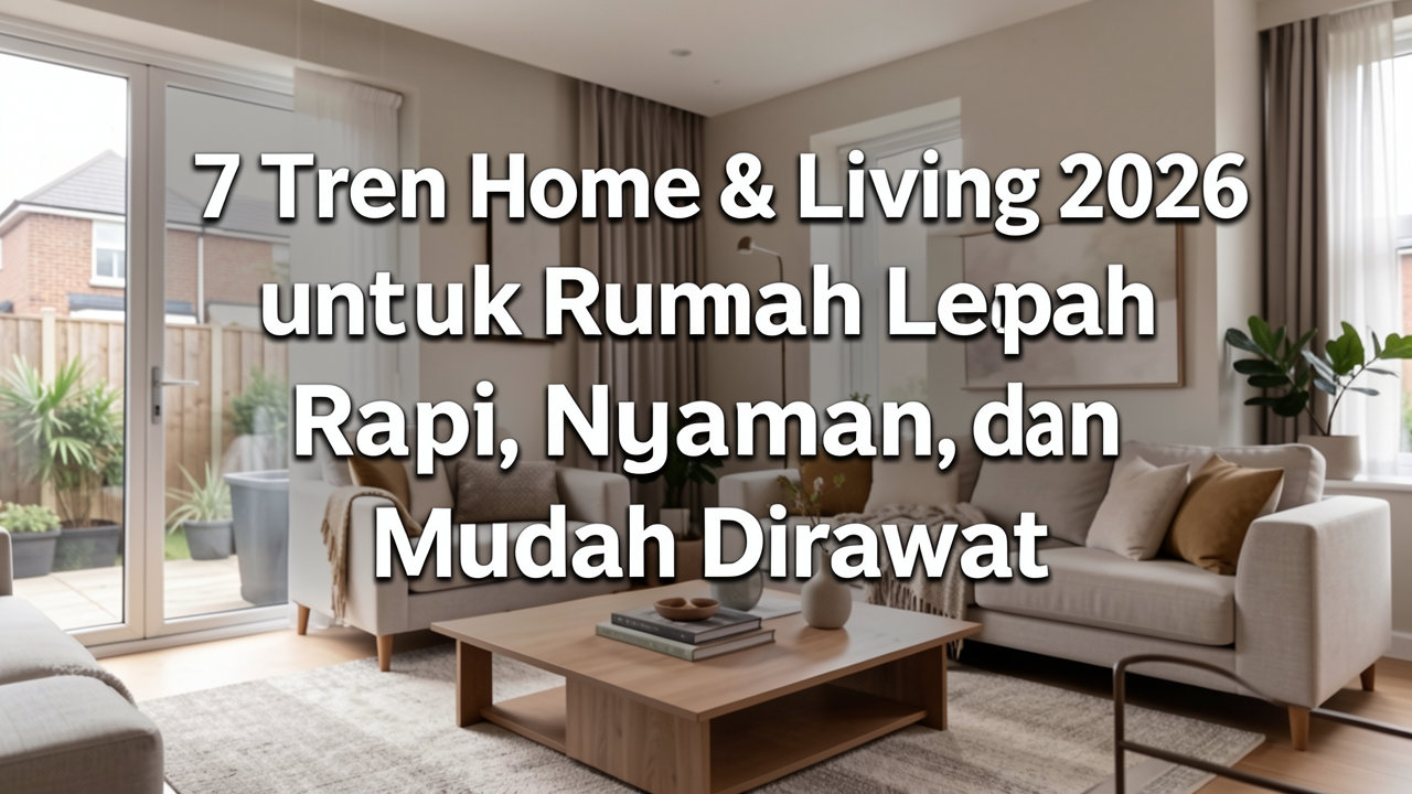 7 Tren Home & Living 2026 untuk Rumah Lebih Rapi, Nyaman, dan Mudah Dirawat