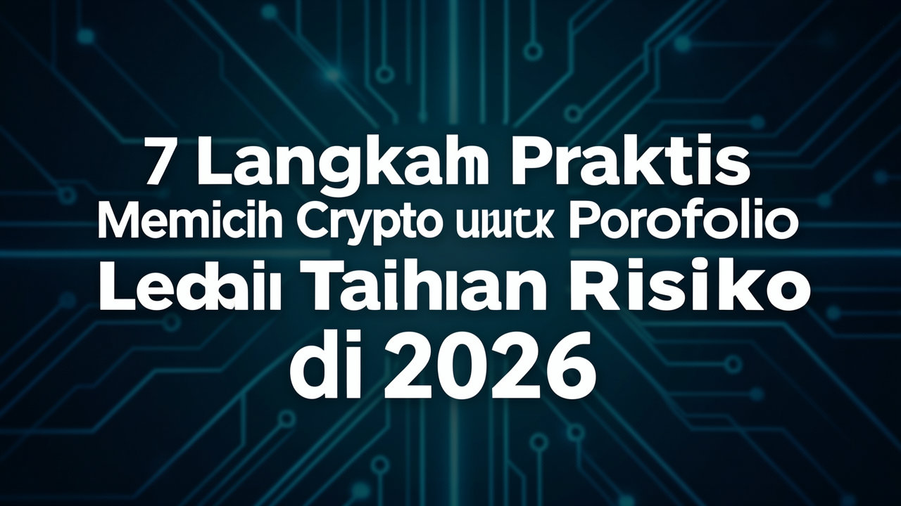 7 Langkah Praktis Memilih Crypto untuk Portofolio Lebih Tahan Risiko di 2026